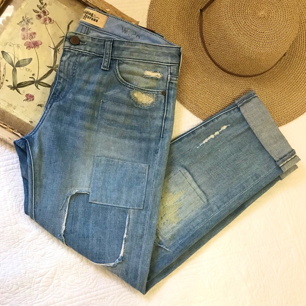 Holding Horses Gable Patchwork Jeans